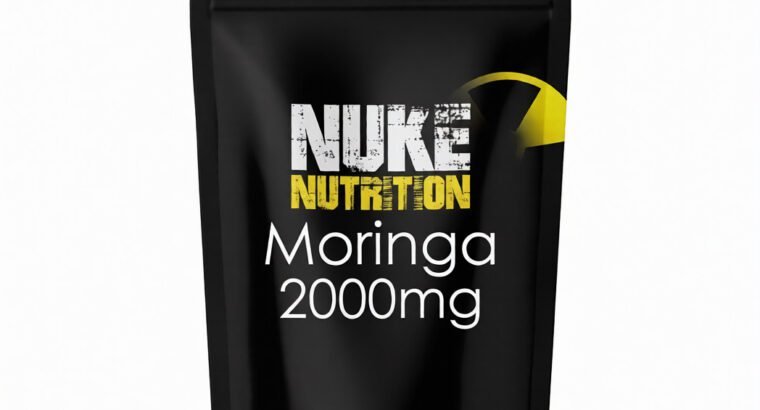 Moringa 2000mg Capsules 100% Raw High Strength Tablets X 60