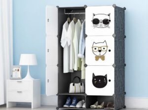 Portable Wardrobe With Shoe Rack