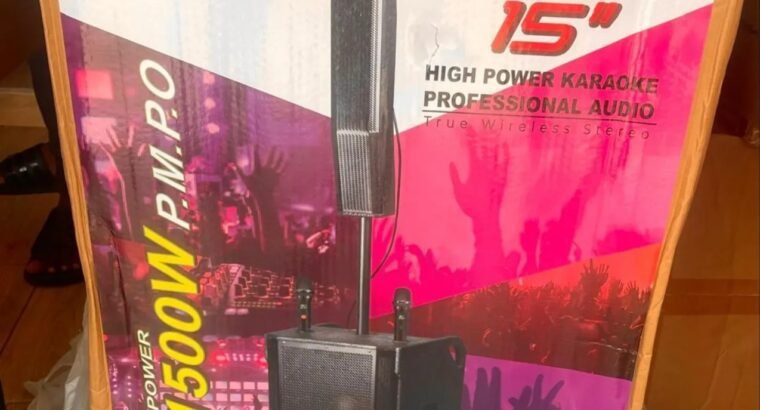 Powerful Karaoke Sound System