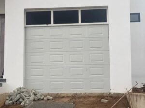 9×8 Automated Garage Door With Fanlight