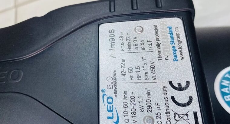 Leo Stainless Steel With Booster for Domestic...