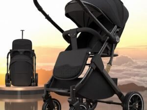 Baby Stroller with Flip Handle – Reversible Handle, Comfortable & Lightweight