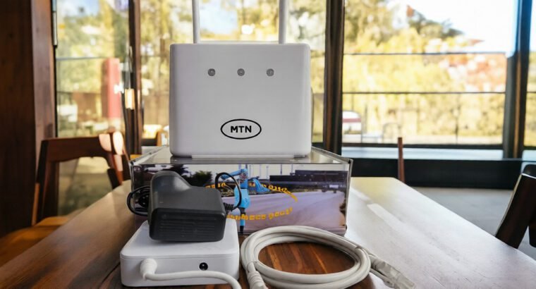 MTN Universal 4G Router – 1200Mbps High-Speed WiFi with Free UPS & Turbonet Support