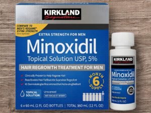 New & Improved Kirkland Minoxidil 5% – Hair Regrowth Treatment for Men (60ml, 6-Month Supply)