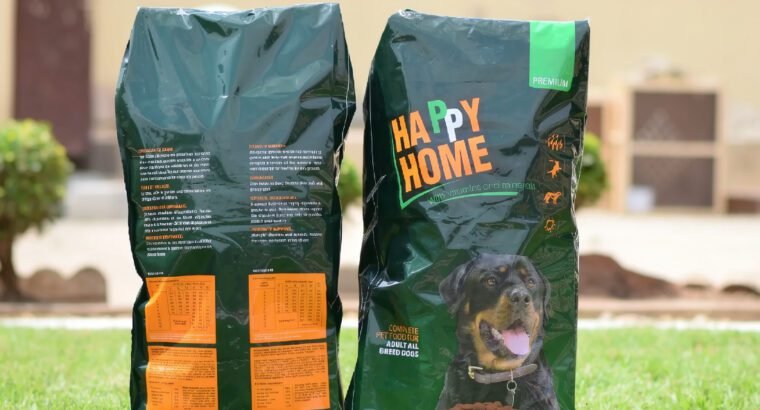 Happy Home Premium Adult Dog Food.