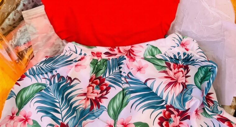 Brand New Aerie Kids Summer Dress for Girls, 3-5Y, Cotton, Short Sleeve, Round Neck, Below Knee