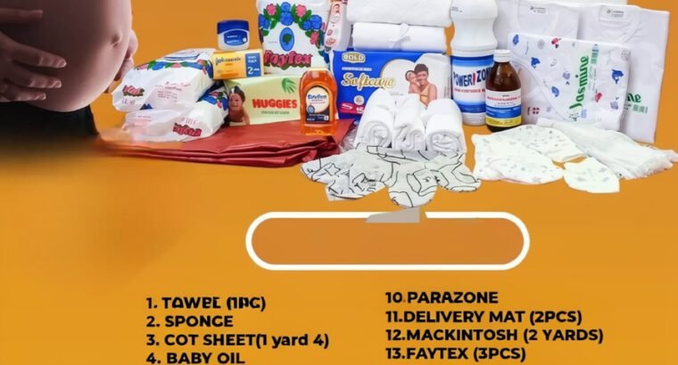 Hospital Delivery Package for Baby & Mama, Brand New Maternity and Newborn Essentials Set