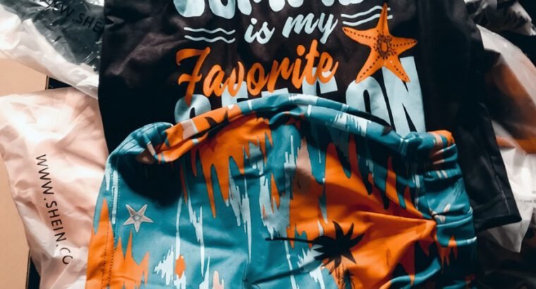 Boys 2-Piece Clothing Set by Shein – Stylish Multicolor Outfit for Ages 6–9 Years