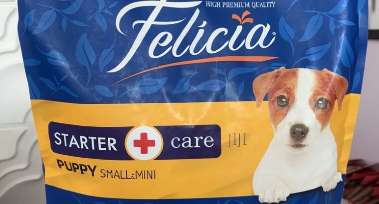 Felicia Hypoallergenic Puppy Mini Dog Food – 6kg Lamb, High Protein & Fat