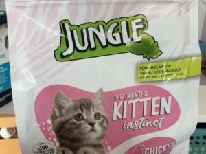 Jungle Kitten Instinct Food – 1.5kg Chicken, Balanced Nutrition with Vitamins & Omega 3&6