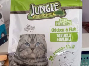Jungle Chicken & Fish Cat Food – 1.5kg, High Protein with Prebiotics