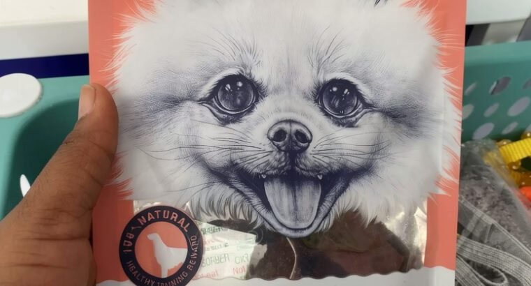 Wanpy Salmon & Fish Skin Dog Treat – 3.5kg Healthy Snack for Shiny Coat