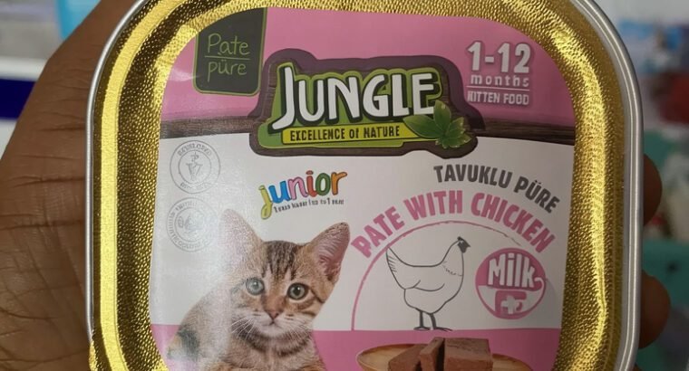 Jungle Junior Kitten Food – 1kg Chicken & Milk Granules