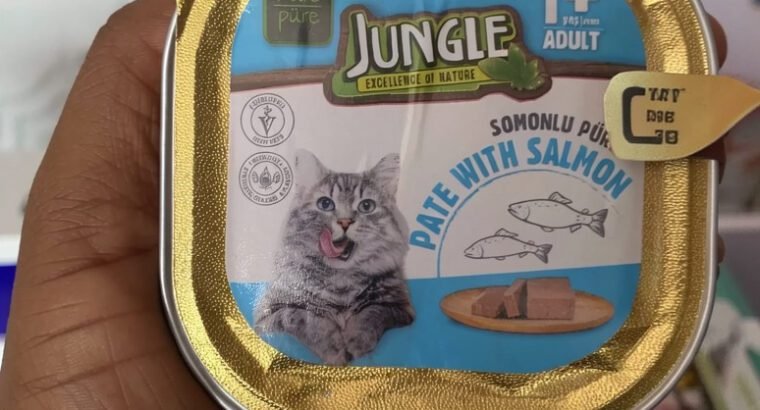 Jungle Adult Cat Food – 1kg Salmon Pâté for Cats ...