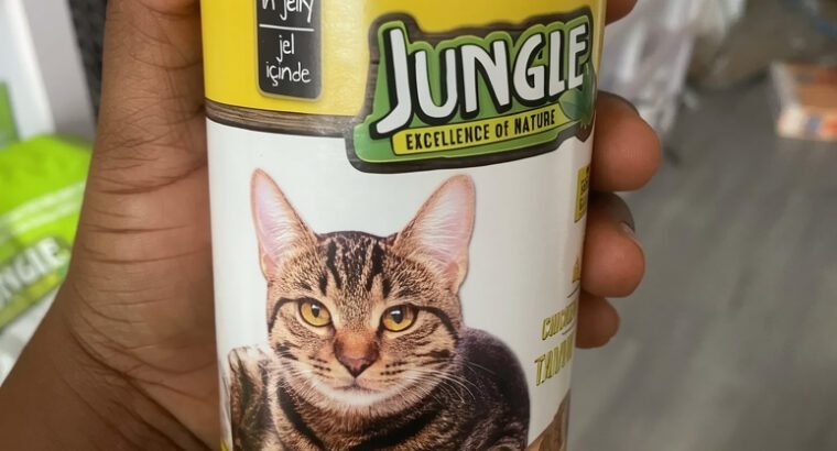 Jungle Cat Food in Jelly – 30kg Chicken & Vegetable Meal for Adult Cats