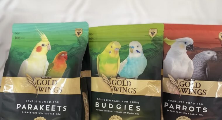 Gold Wings Premium Budgies & Parakeets Feed – Nutritious Bird Food