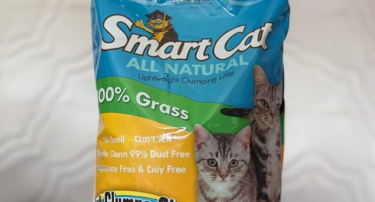 Natural Cat Litter Sand – 100% Grass-Based, Eco-Friendly & Odor Control