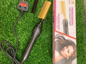 Waer Electric Hot Comb WA-08204 – Professional Hair Straightening Comb for Smooth Styling
