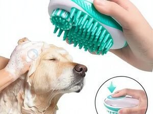 Pet Bath Brush – Grooming, Hair Removal & Massage for All Pets