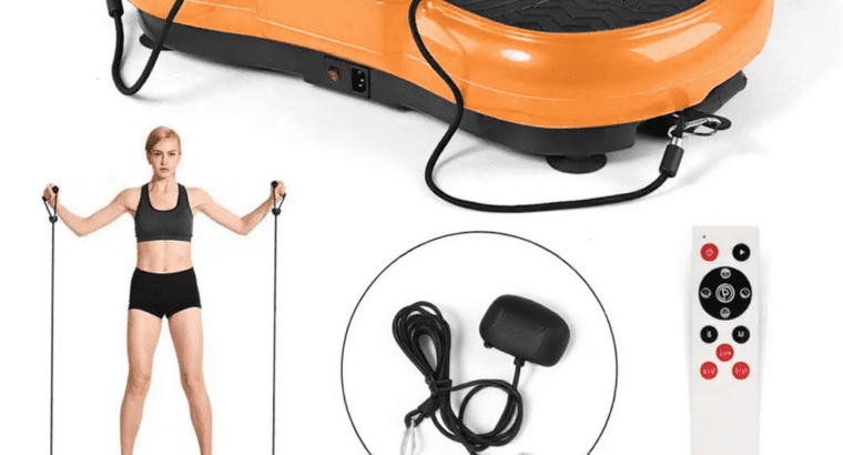 Ultrathin Vibrating Plate Massager – Full Body & Foot Therapy Machine for Circulation & Relaxation