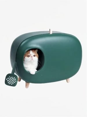 Portable Cat Litter Box – Compact & Travel-Friendly