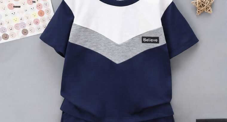 Boys Stylish Clothing Set Multicolor Outfit for Ages 3–5 Years