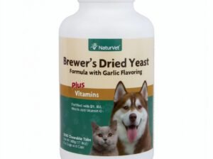 NaturVet Brewers Dried Yeast Chewable Tablets for Dogs & Cats – 10mg