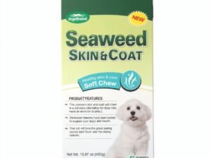 Seaweed Skin & Coat Soft Chews – 450mg Antioxidant Supplement for Dogs & Cats