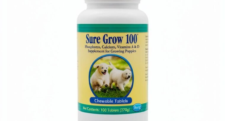 Sure Grow Nutritional Supplement for Puppies – 110mg