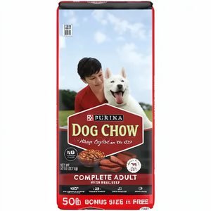 Purina Dog Chow – 44kg Chicken & Beef Flavor, Complete Adult Dog Food
