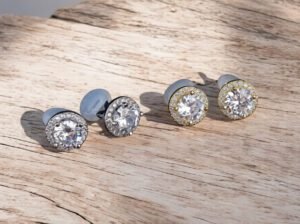 Men Clip Stud Earrings – Stainless Steel Unisex Earrings