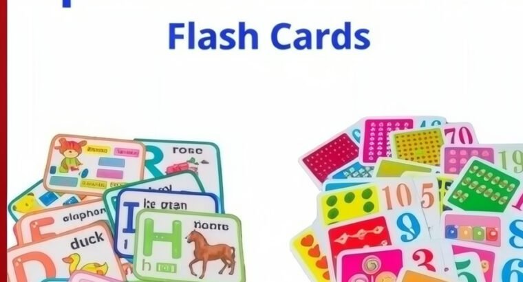 Alphabet & Numbers Flash Cards, Brand New, Educational Learning Tool for Kids (Price for All)