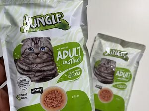 Jungle Adult Cat Chunks with Chicken in Gravy – 10kg Premium Cat Food
