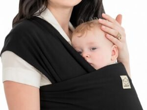 Stretchy Baby Wrap Carrier – Soft, Comfortable & Hands-Free Infant Sling (One Size Fits All)