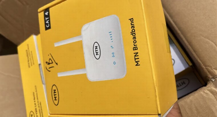 MTN CAT4 4G LTE Router – 150Mbps High-Speed Internet with Free Power Bank & Accessories