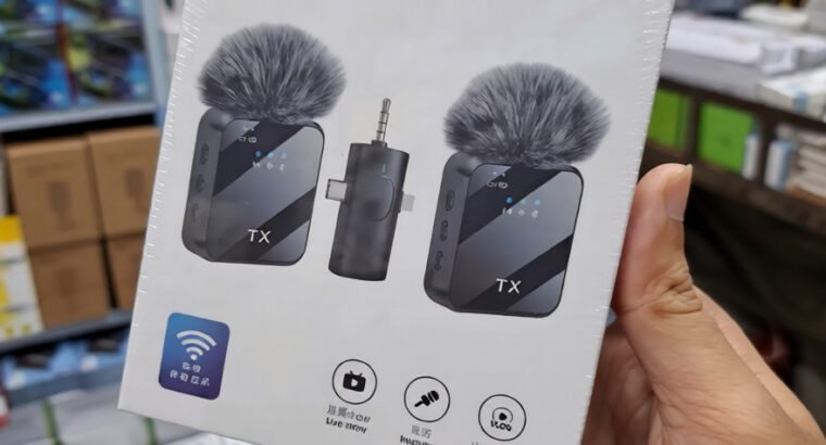 Brand New F11-2 Wireless Lavalier Microphone – Lapel Mic for Clear Audio