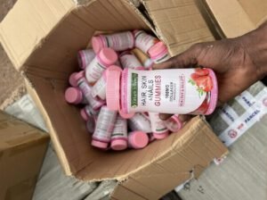 Gummies That Glow – Strawberry Biotin Chewables for Healthy Hair, Skin & Nails