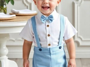 Baby Boys’ 4-Piece Gentleman Outfit – Souflis Souflis, Ages 6–24 Months
