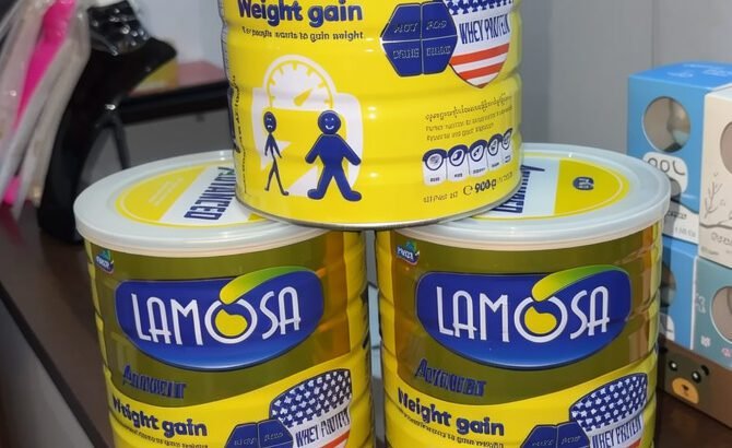 Lamosa Advanced Weight Gain Formula Milk 900g – Toddler Nutrition (12–24 Months)