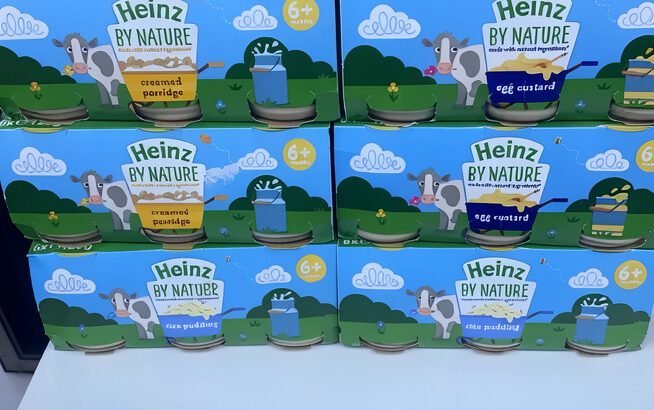 Heinz by Nature Baby Pudding 720g – Rice & Milk Puree for 6–12 Months