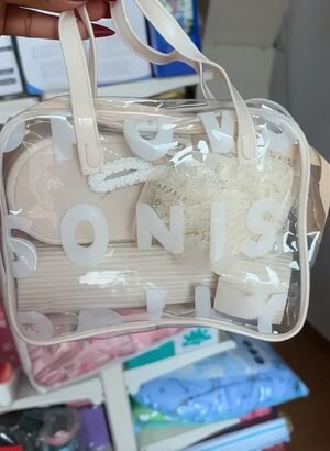 Kids Sponge Bath Bag Set – Portable Baby Bath Accessories (Unisex)