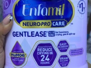 Enfamil NeuroPro Gentlease Baby Formula Milk 587g – Stage 1, 2 & 3, Non-GMO