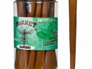 Natural Brown Hemp Rolling Papers – Unbleached, 20 Sheets in Jar, Premium Quality