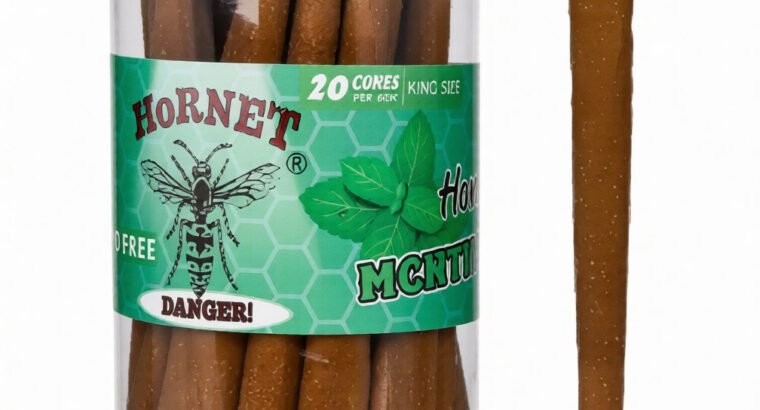 Natural Brown Hemp Rolling Papers – Unbleached, 20 Sheets in Jar, Premium Quality