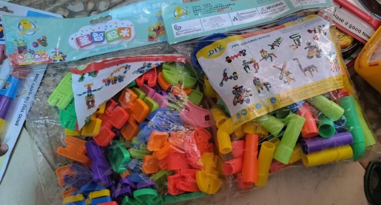 Kids Puzzle Blocks Toy (Price for 1), Plastic Educational Building Blocks for Boys & Girls