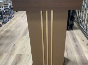 Modern Wooden Podium Stand Pulpit – Durable & Affordable