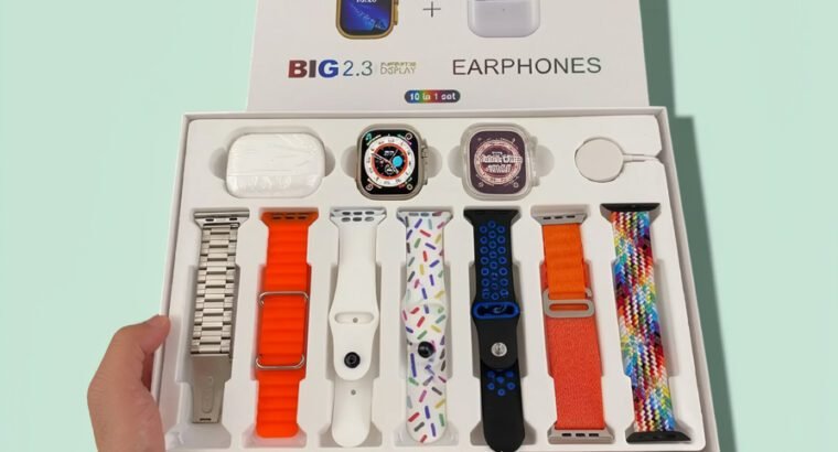 I-20 Ultra Smartwatch Combination Smartwatch 10 in 1 Set (353638)