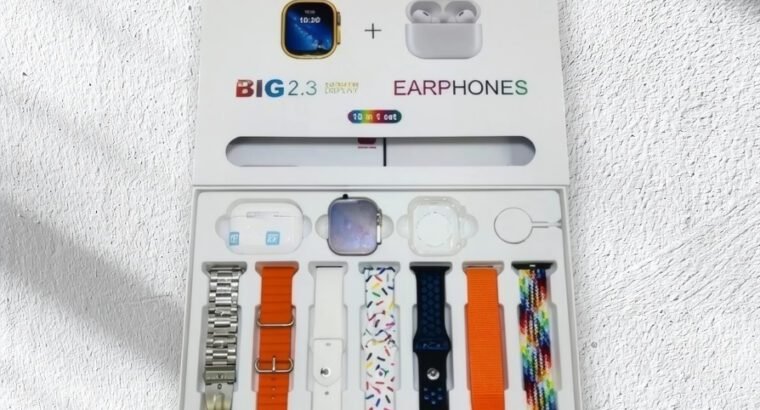 I20 Ultra Max Smartwatch 10 in 1 Set (738383)