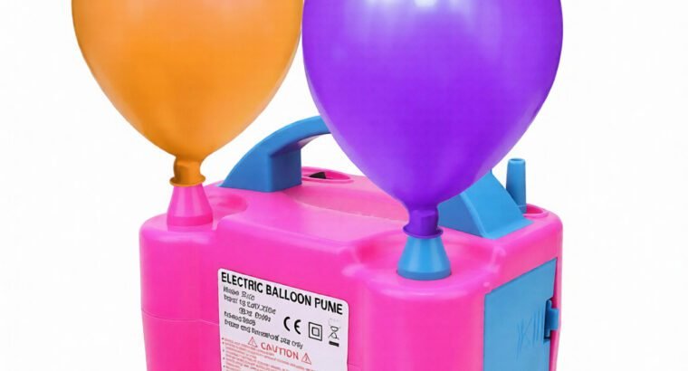 Electric Balloon Pump Machine – 600W Dual Nozzle Fast Balloon Inflator for Events & Decorations