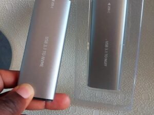 Brand New Universal M.2 SATA & NVMe SSD Enclosure Case, External Drive Adapter